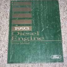 1993 Ford F-700 Truck Diesel Engines Service Manual Supplement