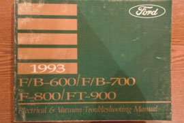 1993 Ford F-700 Truck Electrical & Vacuum Troubleshooting Wiring Manual