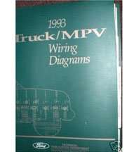 1993 Ford F-450 Truck Large Format Wiring Diagrams Manual
