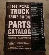 1993 Ford F-700 Truck Parts Catalog Illustrations