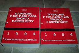 1994 Ford F-250 Truck Shop Service Repair Manual