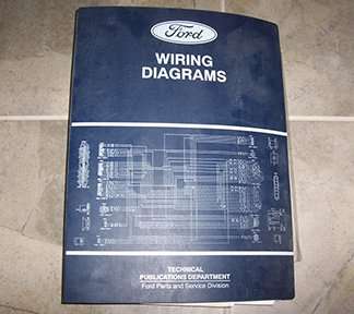 1994 Ford Bronco Large Format Wiring Diagrams Manual