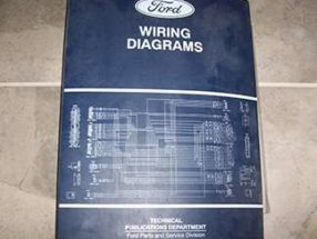 1994 Ford Ranger Large Format Wiring Diagrams Manual