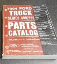 1994 Ford F-800 Truck Parts Catalog Illustrations