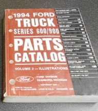 1994 Ford Medium & Heavy Duty Trucks Parts Catalog Illustrations