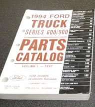 1994 Ford F-800 Truck Parts Catalog Text