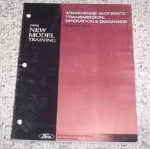 1995 Ford Ranger & Explorer 4R44E, 4R55E New Model Training Reference Manual