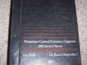 1995 Ford Explorer OBD I Powertrain Control & Emissions Diagnosis Service Manual