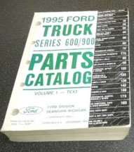 1995 Ford F-600 Truck Parts Catalog Text