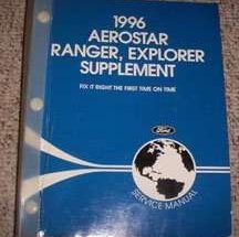 1996 Ford Aerostar, Ranger & Explorer Service Manual Supplement