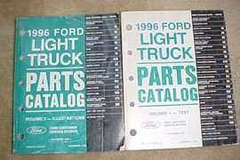 1996 Ford F-150 Truck Parts Catalog Text & Illustrations