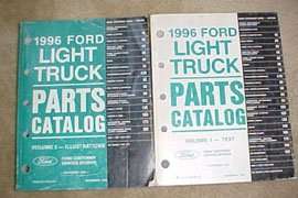 1996 Ford F-350 Truck Parts Catalog Text & Illustrations