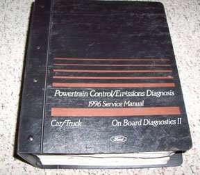 1996 Ford Crown Victoria OBD II Powertrain Control & Emissions Diagnosis Service Manual