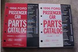 1996 Ford Crown Victoria Parts Catalog Text & Illustrations