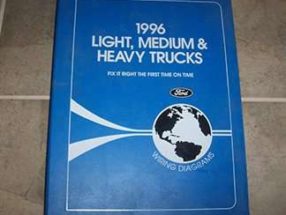 1996 Ford L-Series Trucks Large Format Wiring Diagrams Manual