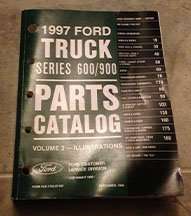 1997 Ford F-600 Truck Parts Catalog Illustrations