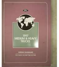 1997 Ford F-700 Truck Large Format Wiring Diagrams Manual