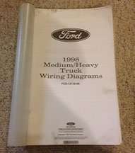 1998 Ford Medium & Heavy Duty Trucks Large Format Wiring Diagrams Manual