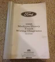 1998 Ford F-700 Truck Large Format Wiring Diagrams Manual