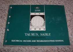 1998 Ford Taurus Electrical Wiring Diagrams Troubleshooting Manual