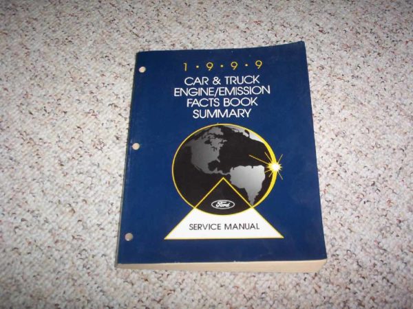1999 Ford F-250 Truck Engine/Emissions Facts Book Summary