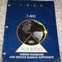 1999 Ford F-800 Truck Service Manual Supplement