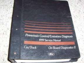 1999 Ford Econoline E-150, E-250 & E-350 OBD II Powertrain Control & Emissions Diagnosis Service Manual