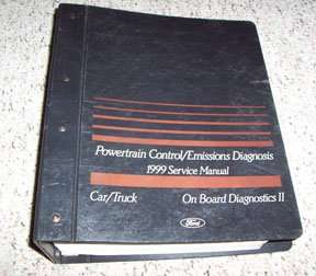 1999 Ford Mustang OBD II Powertrain Control & Emissions Diagnosis Service Manual