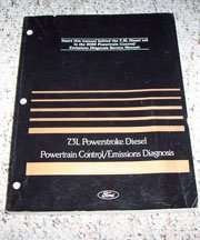 2000 Ford F-550 Super Duty 7.3L Diesel Powertrain Control & Emissions Diagnosis Service Manual