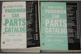 2000 Ford Taurus Parts Catalog Text & Illustrations