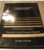 2001 Ford F-550 Truck 7.3L Diesel Powertrain Control & Emissions Diagnosis Service Manual
