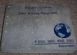 2001 Ford F-550 Super Duty Truck Wiring Diagram Manual