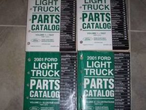 2001 Ford Ranger Parts Catalog Text & Illustrations