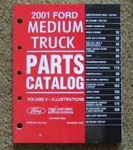 2001 Ford Medium Duty Truck Parts Catalog Illustrations