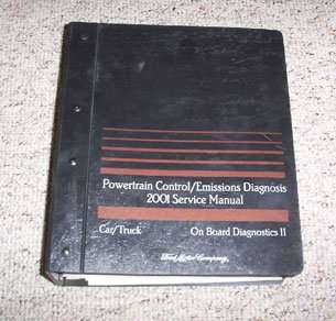 2001 Ford Explorer Sport Trac OBD II Powertrain Control & Emissions Diagnosis Service Manual