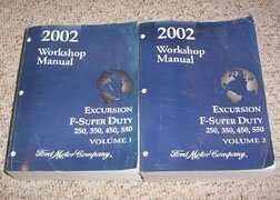 2002 Ford F-550 Super Duty Truck Service Manual