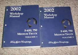 2002 Ford F-650 & F-750 Medium Duty Truck Service Manual