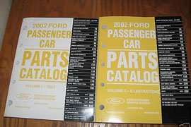 2002 Ford Mustang Parts Catalog Text & Illustrations