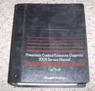 2003 Ford Explorer Powertrain Control & Emissions Diagnosis Service Manual
