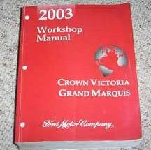 2003 Ford Crown Victoria Service Manual