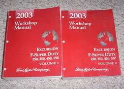 2003 Ford F-350 Super Duty Truck Service Manual