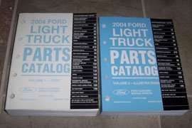 2004 Ford F-250 Super Duty Truck Parts Catalog Text & Illustrations