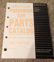 2005 Ford GT Parts Catalog