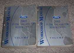 2005 Ford F-550 Super Duty Truck Service Manual