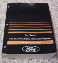 2006 Ford Crown Victoria Powertrain Control & Emissions Diagnosis Service Manual