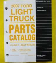 2007 Ford E-Series E-150, E-250, E-350 & E-450 Parts Catalog