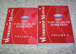 2007 Ford F-350 Super Duty Truck Service Manual