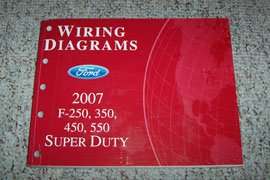 2007 Ford F-550 Super Duty Truck Wiring Diagram Manual