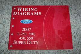 2007 Ford F-Super Duty Truck Wiring Diagram Manual