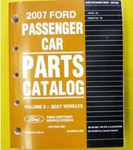 2007 Ford Focus Parts Catalog